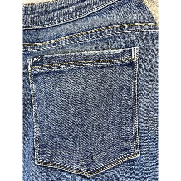 Parker‎ Smith Womens 32 Skinny Jeans Distressed Comfort Stretch Medium Wash - Picture 11 of 11